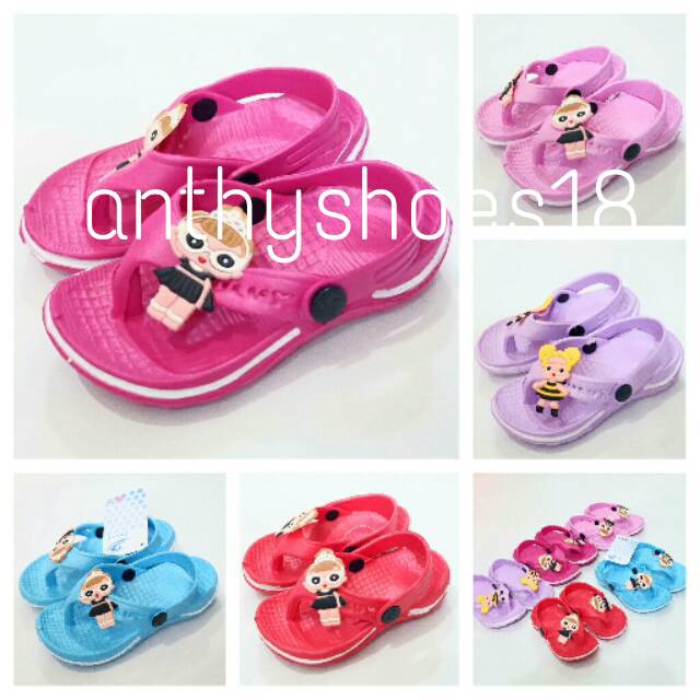  SANDAL  KARET  TALI BABY GIRL LOL DULUX  112E Shopee Indonesia