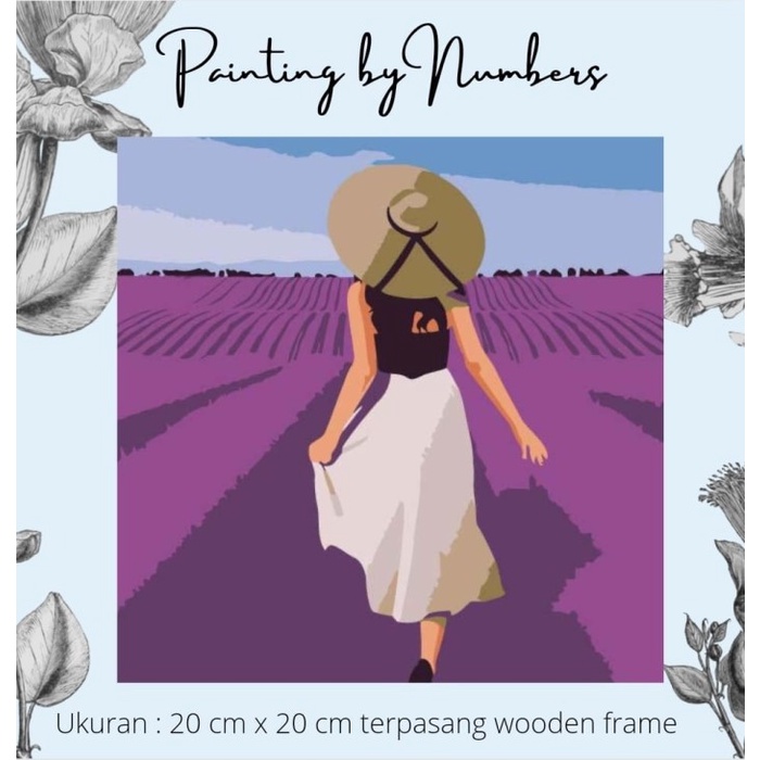 

Produk Terbaru Diy Painting By Number 20X20Cm Kerajinan Tangan - Lavender Land