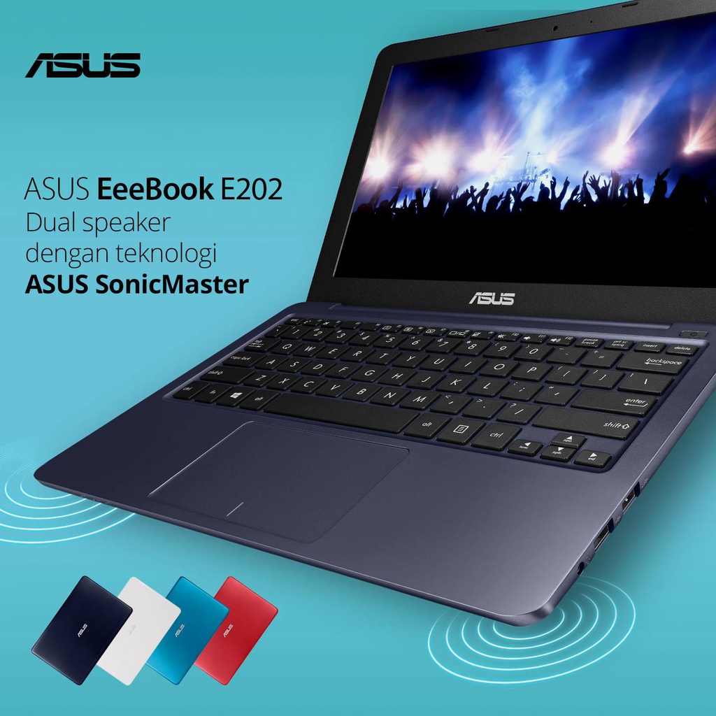 LAPTOP/NOTEBOOK ASUS E202 RAM 2GB SSD 240GB WINDOWS 10 [FREE MOUSE]