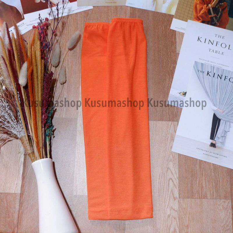 Manset Tangan Bahan Kaos Spandek PE-Orange