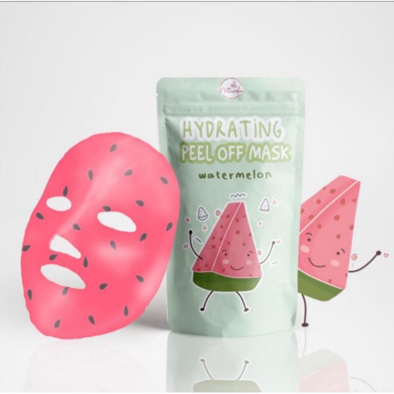 [Dist Resmi] Masker Peel off / Masker Semangka / Peel Off Masker Natureka - 30 gr
