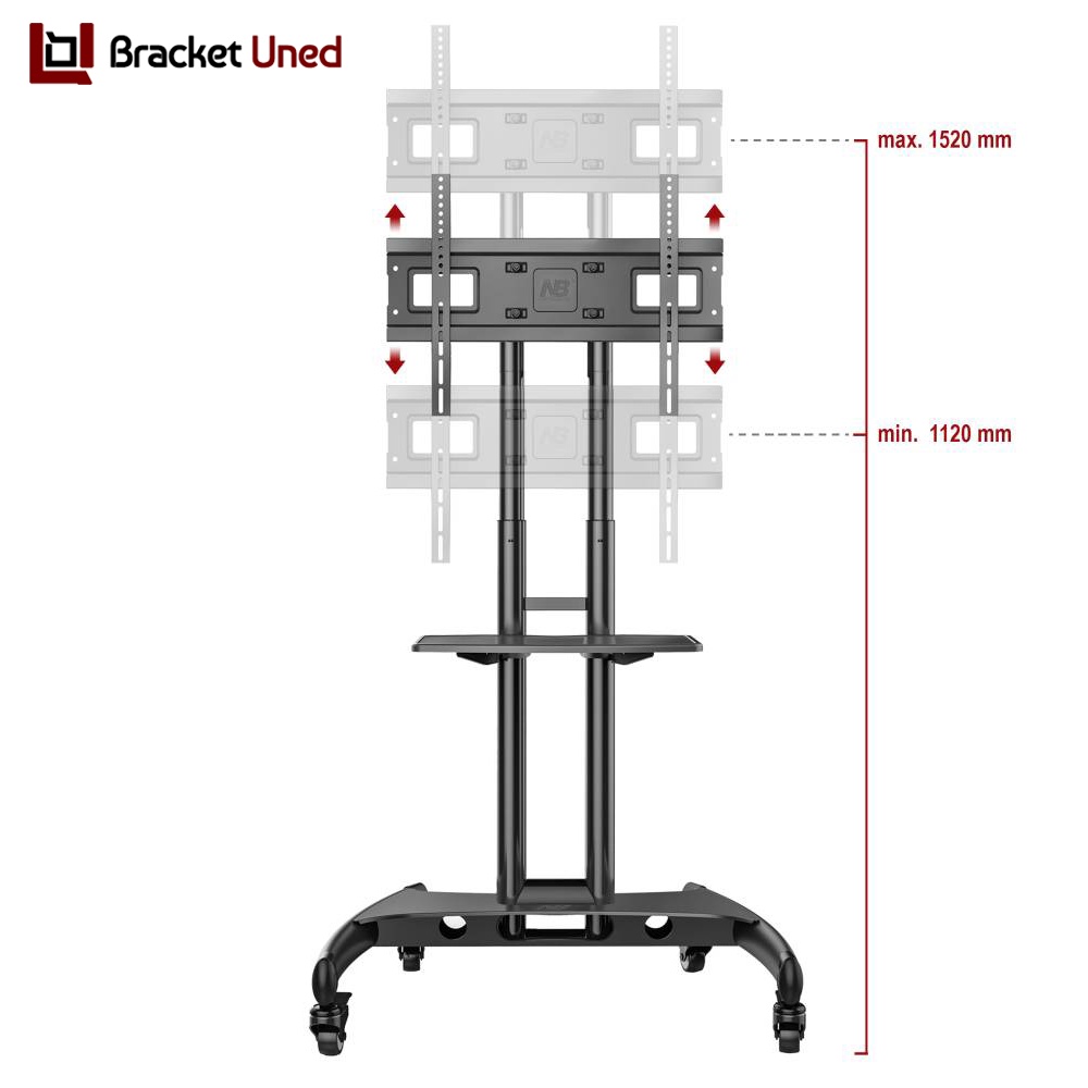 Bracket Standing Braket Breket Stand TV LCD LED PLASMA Universal 32 39 40 42 43 49 50 55 60 65 Inch Import NB North Bayou AVA-1500