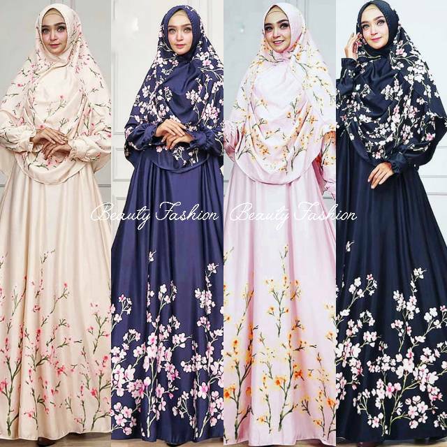 Gamis Syari Rahmania Maxmara set khimar