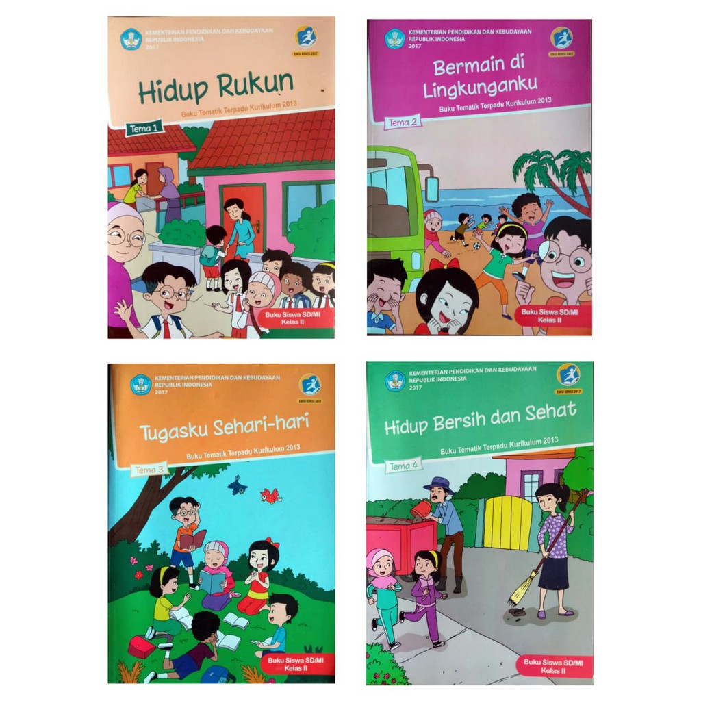 Jual Buku Tematik Semester 1 Kelas 2 Sd Shopee Indonesia