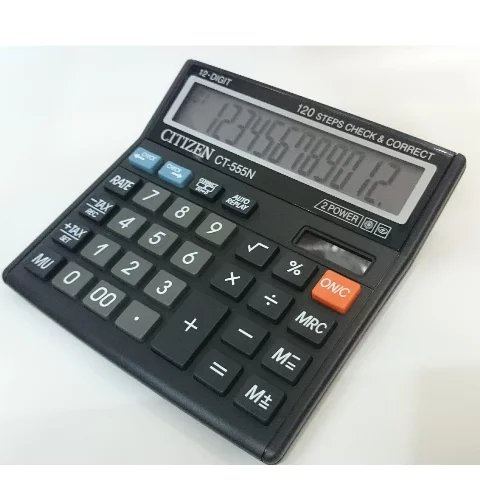 

Jual Kalkulator Citizen CT-555N - CT 555 N - Tax Calculator - Mark Up Diskon