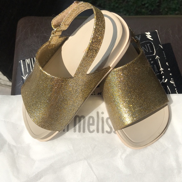 Preloved mini melissa beach slide sandal