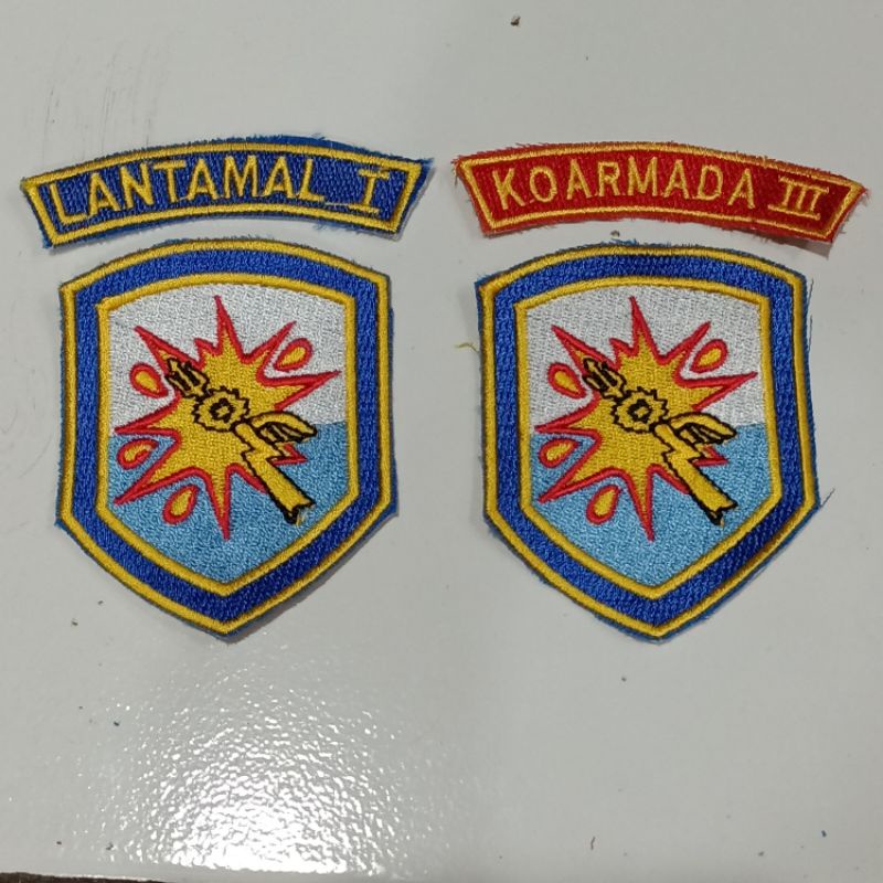 ATRIBUT PDH TNI AL LAMBANG/KORP