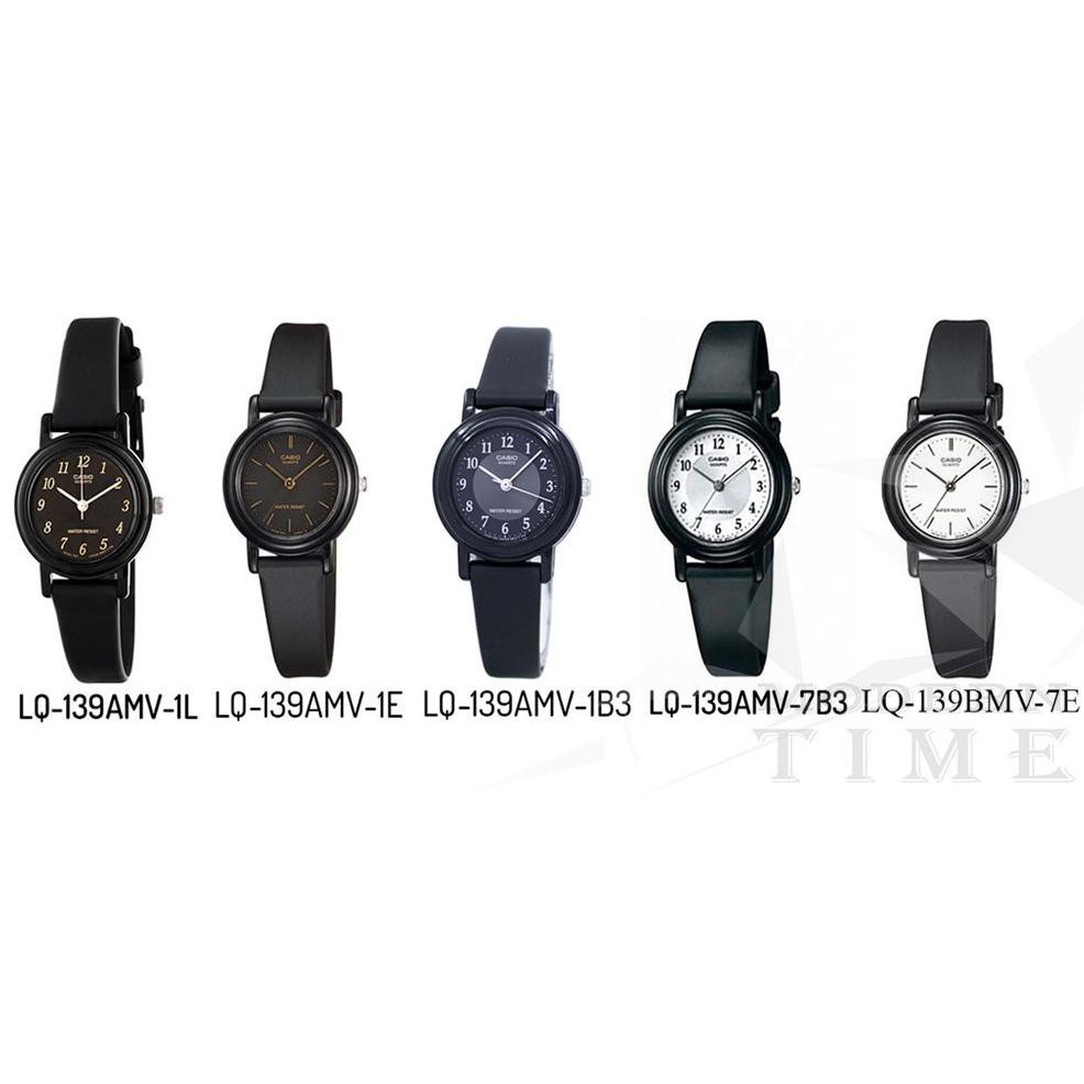 Casio Original LQ-139 Series (Jam Tangan Wanita - Karet - Analog)
