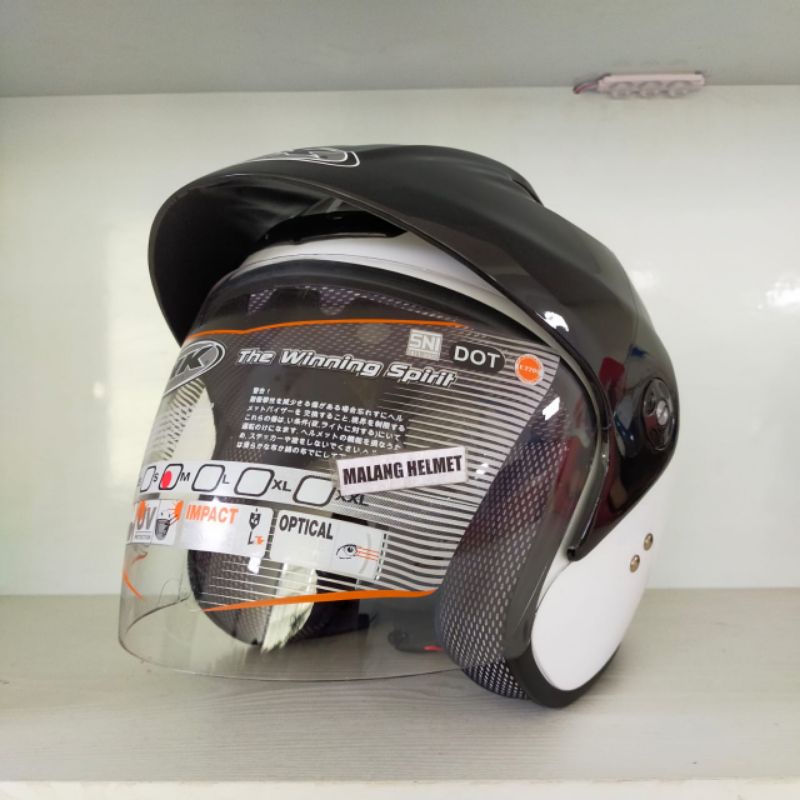 Helm INK Klasik CX 390 White (Ongkir Termurah 2kg)-2