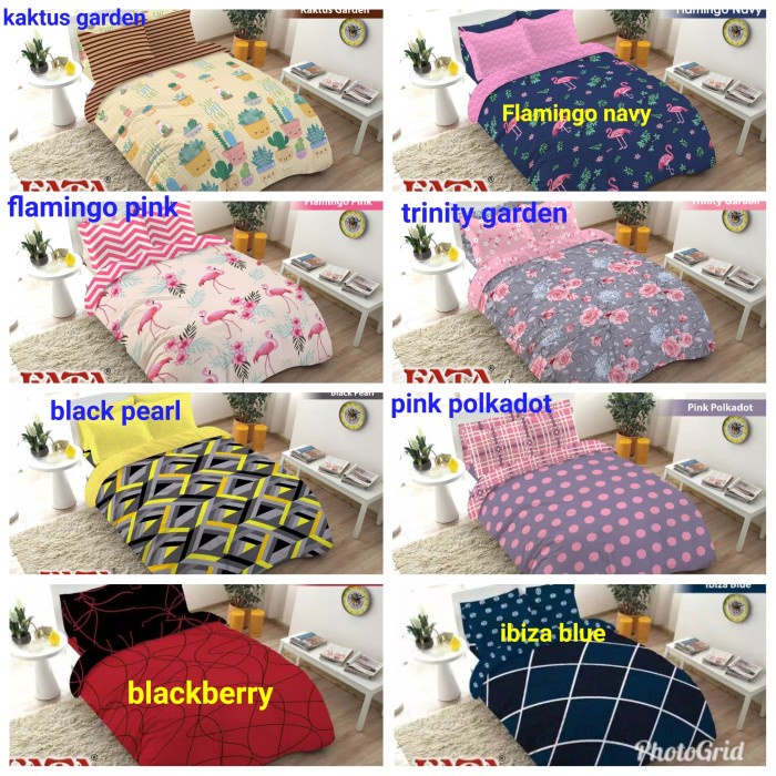 SEPRAI FATA BINTANG HITAM PUTIH UK.120X200 #Bantal#Guling#Sprei#Bedcover#Murah