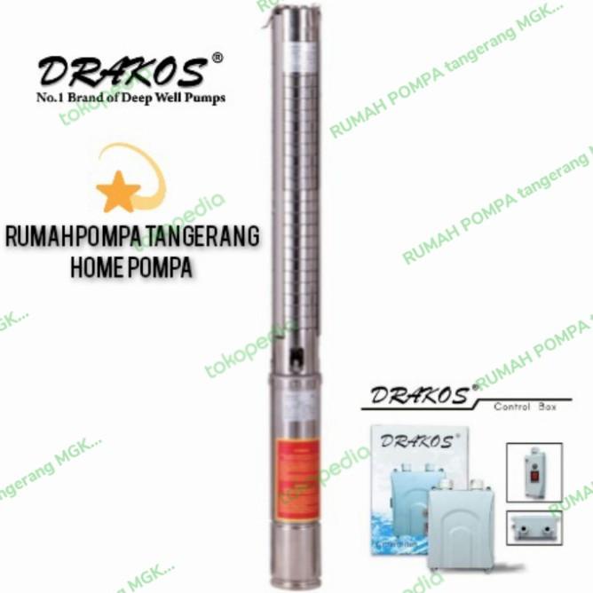 Pompa Satelit 2Hp 1Phase 4Inch Drakos 4Dfs3/25 Submersible Pump Drakos