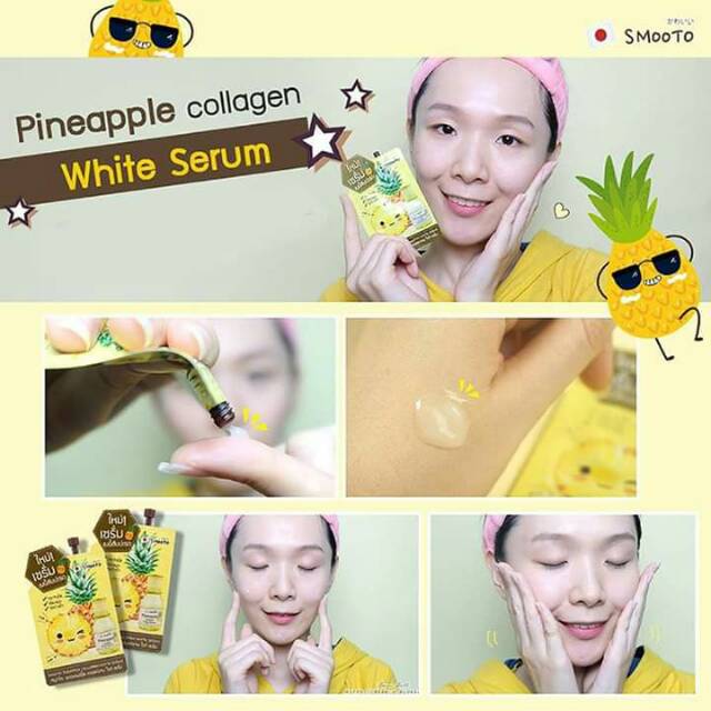 Smooto Pineapple Collagen White Serum