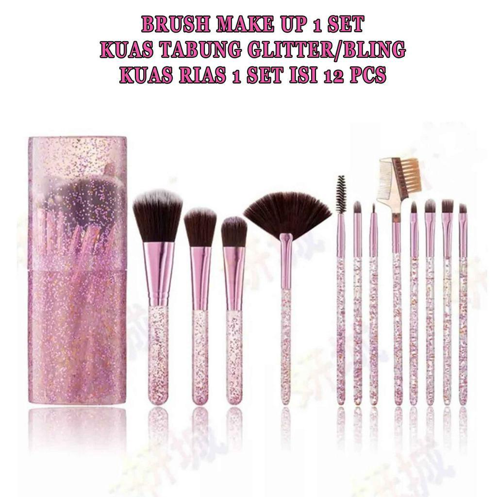 Kuas Tabung Gliter* Brush Make Up* Kuas Rui Bla Berlin* Kuas 1 Set