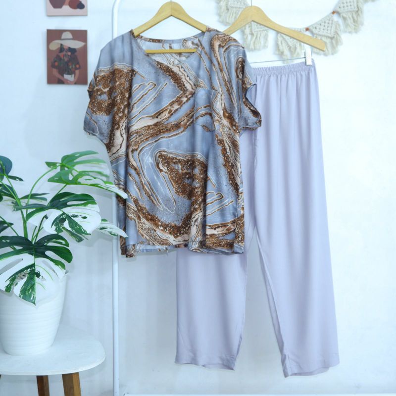 BABYDOLL JUMBO RAYON FIT TO XXXL LD 130 (CELANA PANJANG) SERI 1 LD125 LD130-PJXL 38