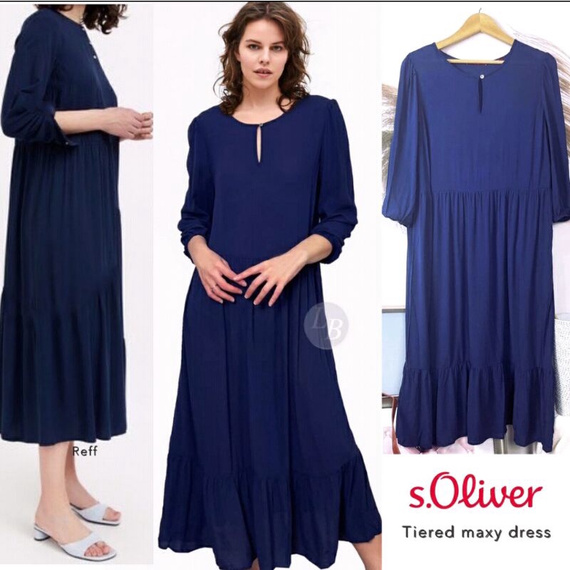 S.Oliver Tiered Maxi Dress