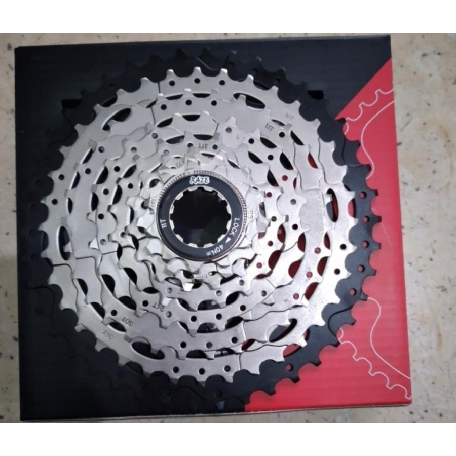 sprocket 8 speed freewheel free wheel sepeda raze 8speed 11-42T cassette