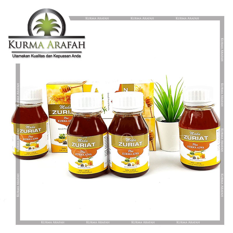 PAKET PROMIL D ( MADU ZURIAT + SERBUK ZURIAT) FREE BUAH ZURIAT