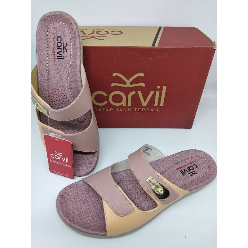 Sendal Casual Wanita Wedges Carvil Hera 04 Salem