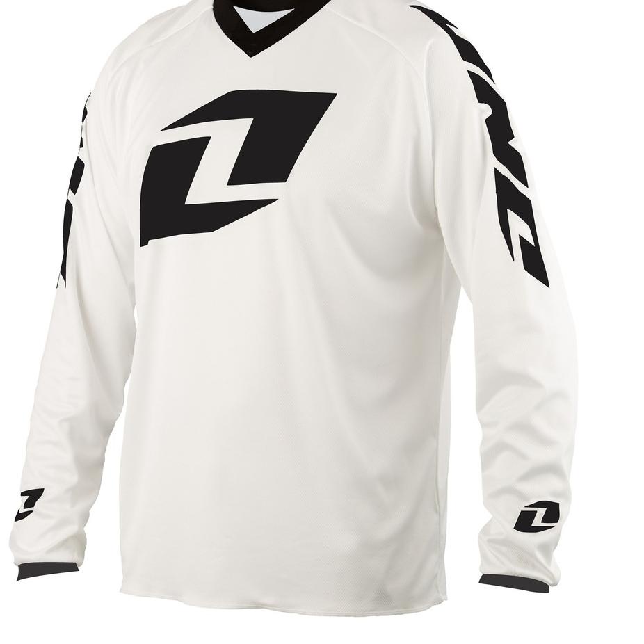 ➻ Jersey Sepeda Gowes dan Trail ONE Putih ✦