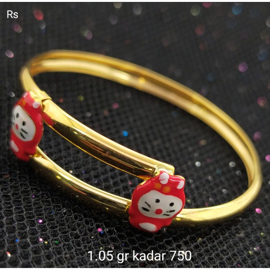 NEW Gelang Anak 1.05 gr Kadar 750 - 2448