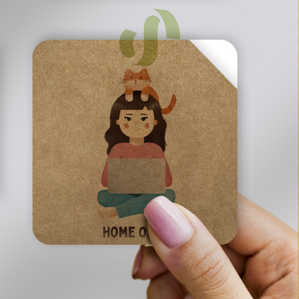 

Stiker Label Kreatif Kotak