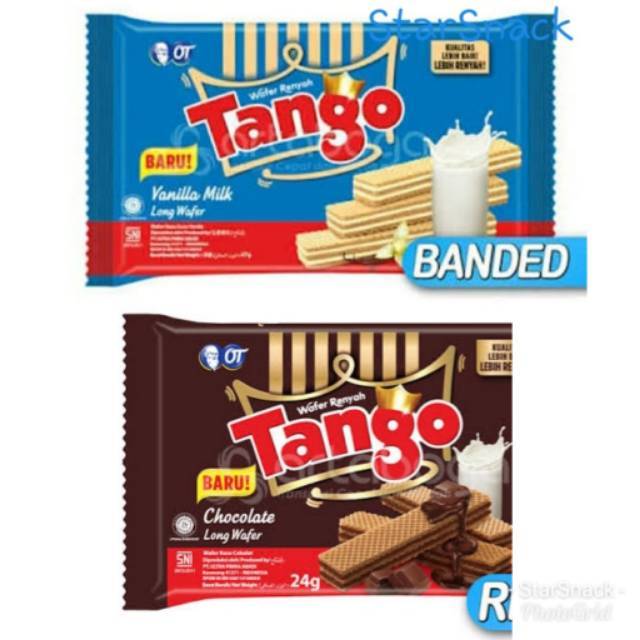 Tango Wafer Renceng 24gr Isi 10pc Renceng Indonesia