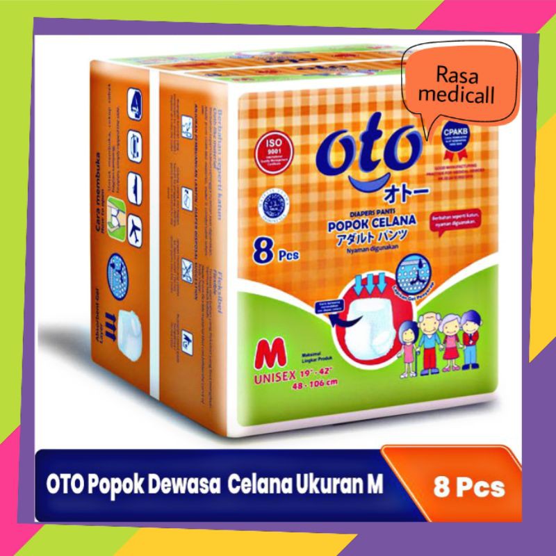 popok dewasa OTO model celana ukuran M