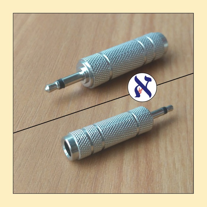 Converter Jack Mono 6.5 to 3.5 Konverter Audio