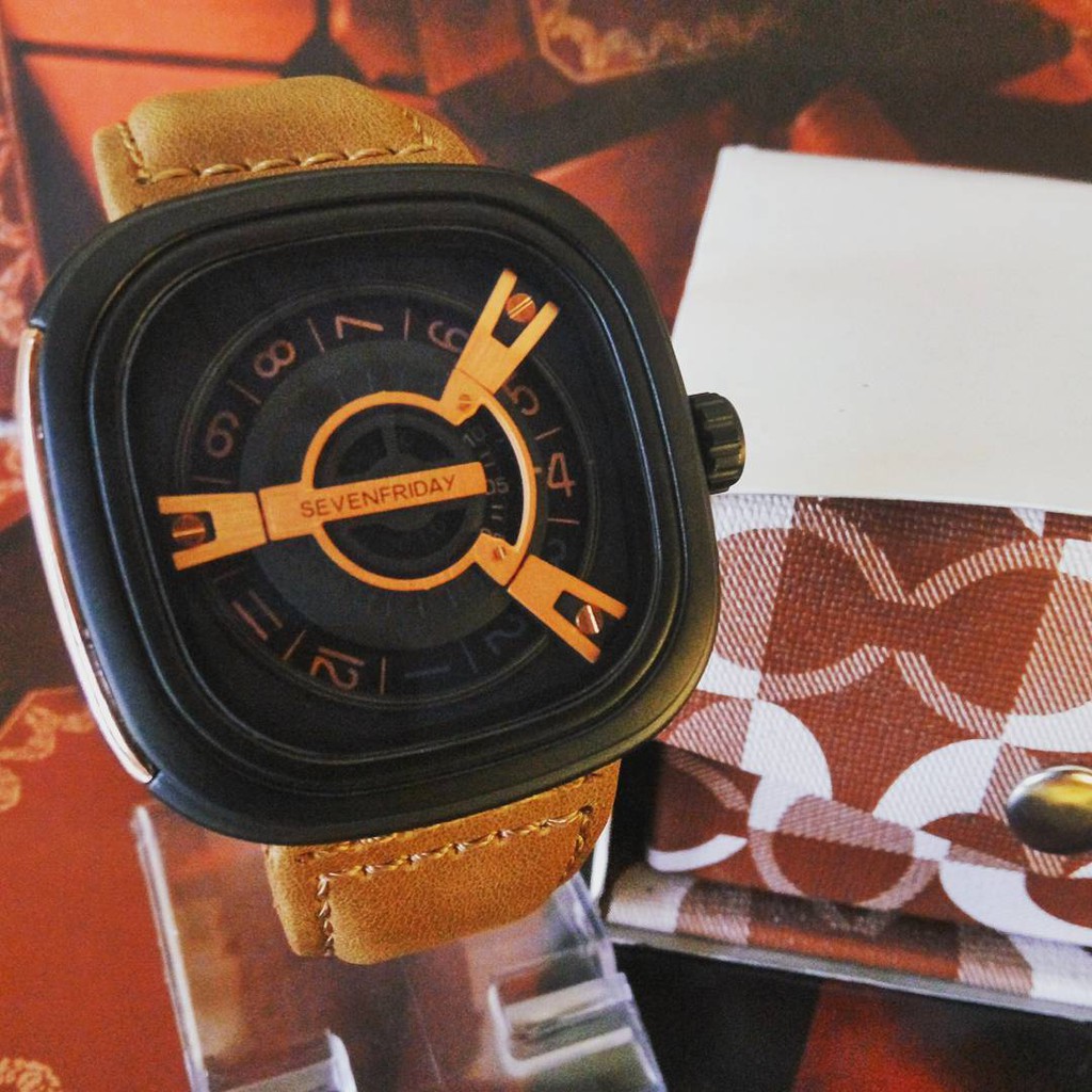 SevenFriday M2 Series Brown Leather Stra
