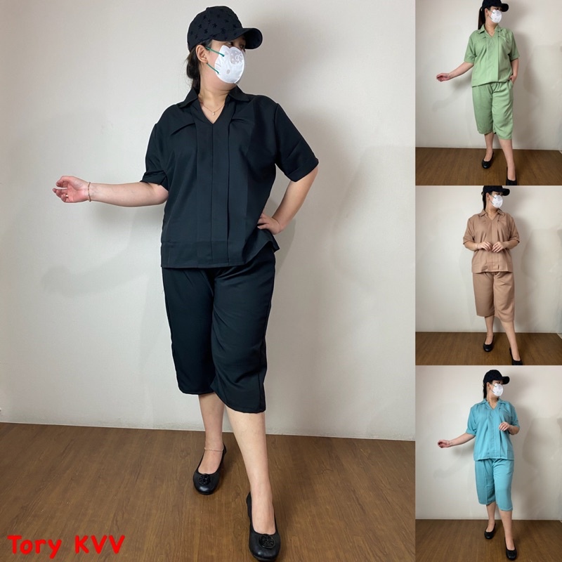 RB3 Setelan Celana Wanita Jumbo/Setelan Big Size Wanita Cringkel Setelan Kringkel