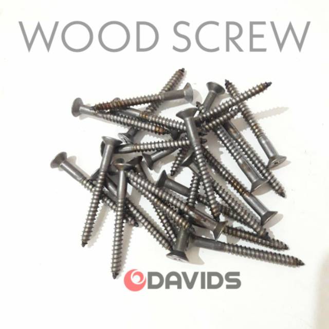 Sekrup Kayu Skrup Kepala Plus Wood Screw 3 Inch X 12