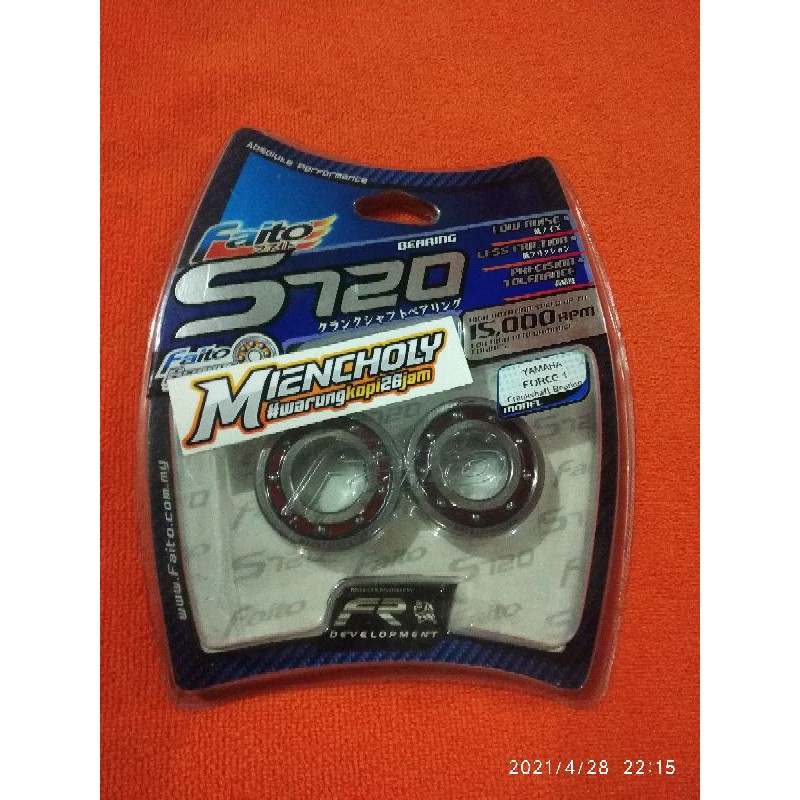 BEARING KRUK AS FIZR TS SATRIA 2T FAITO S720 RACING BEARING KRUK AS RACING SUZUKI SATRIA 2T TS FIZ R