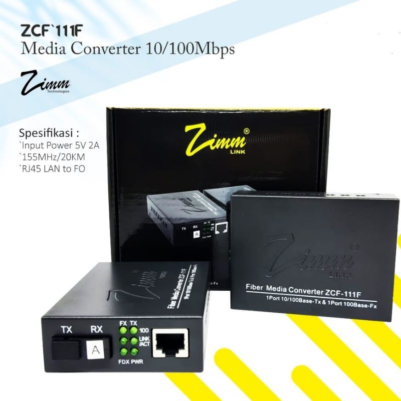 Converter  Zimmlink Fiber Optic