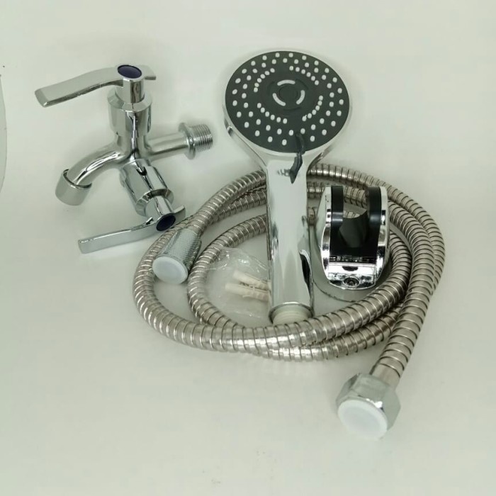 [RESTOCK] shower mandi/hand shower set plus kran cabang