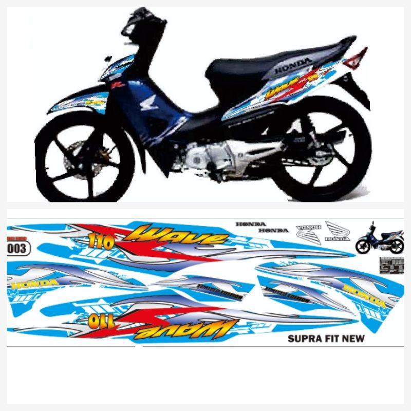 striping variasi supra fit new thailand / variasi supra fit new / striping decal supra fit