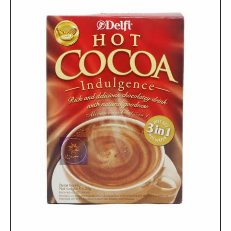 

Delfi Hot Cocoa 3in1 Indulgence Bag (5 x 25g)/Import