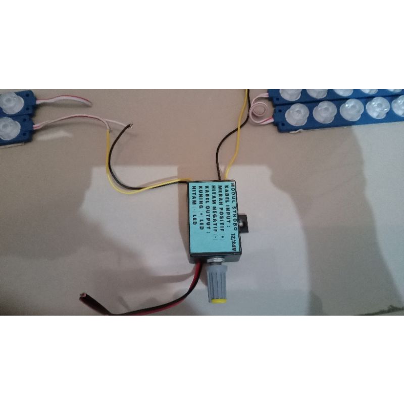 modul pengedip 2 canel 12 - 24 volt