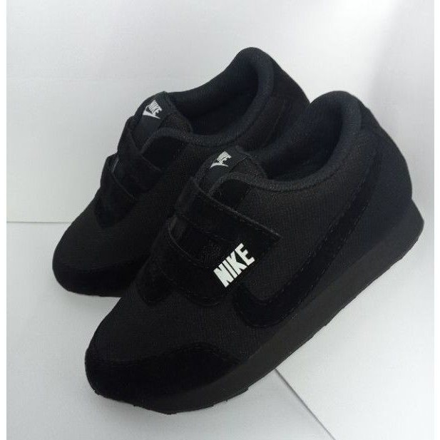Sepatu nike anak sekolah hitam sneakers 24 37 murah tali putih kids tk sd smp perempuan laki ori cod