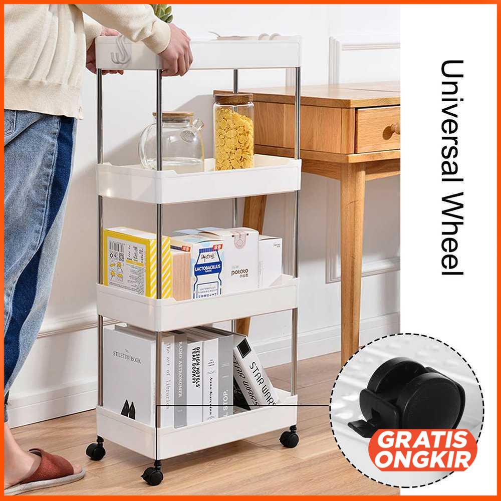 Rak Laci Tingkat Dapur Kitchen Storage Rack 3 Layer - F31793