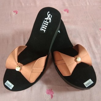 ANUR-sendal slop wanita sendal wedges terbaru