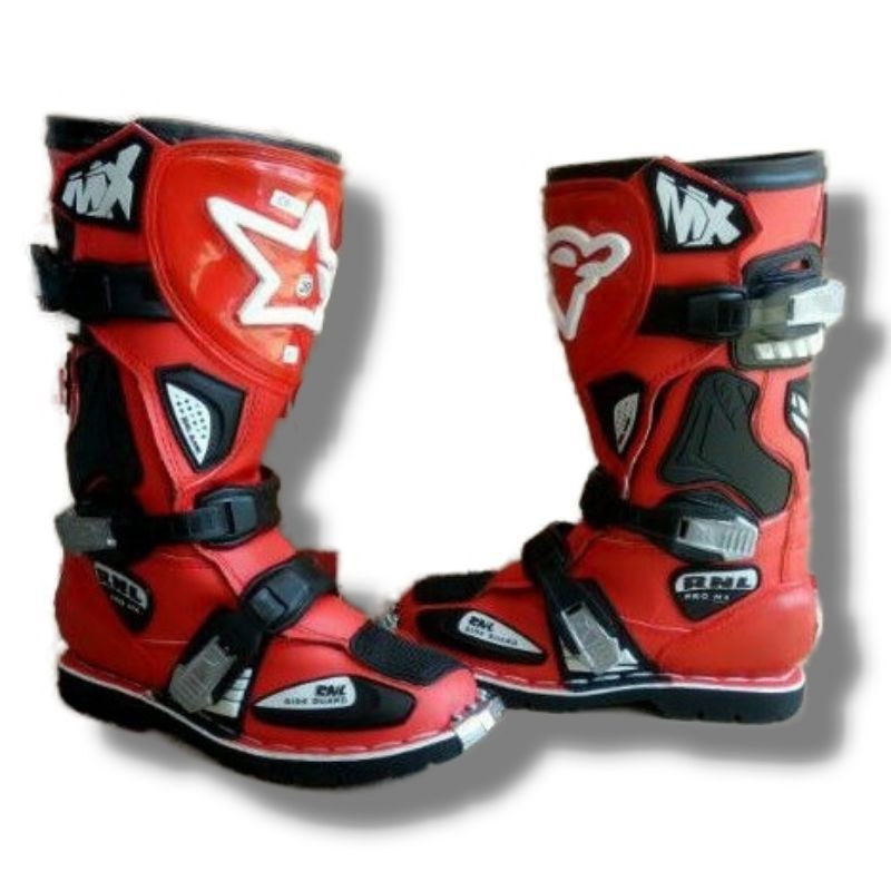 Sepatu trail cross RNL Merah
