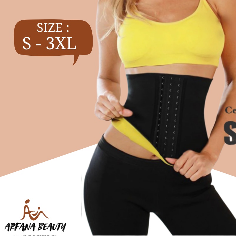 Corset Pelangsing Perut Korset Kancing Kroset Perut Cincher Pinggang Hot Shaper Waist Cincher