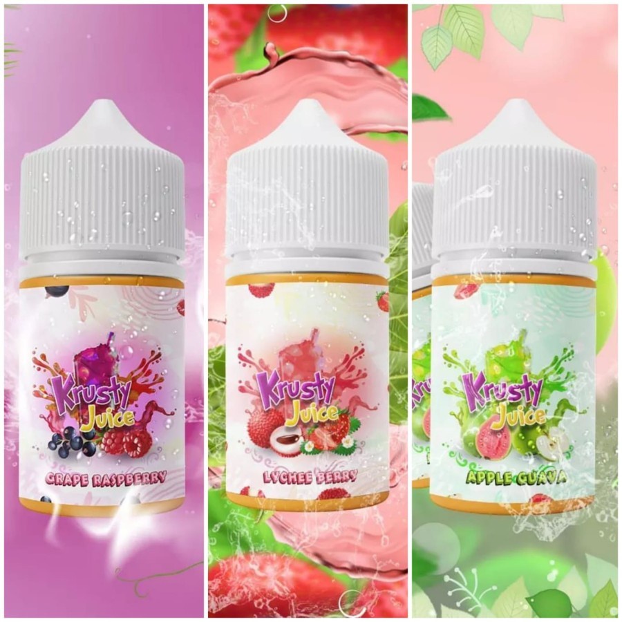 Liquid Krusty Juice Series Pods Friendly 30ML 15Mg by Java Juice Berpita Cukai