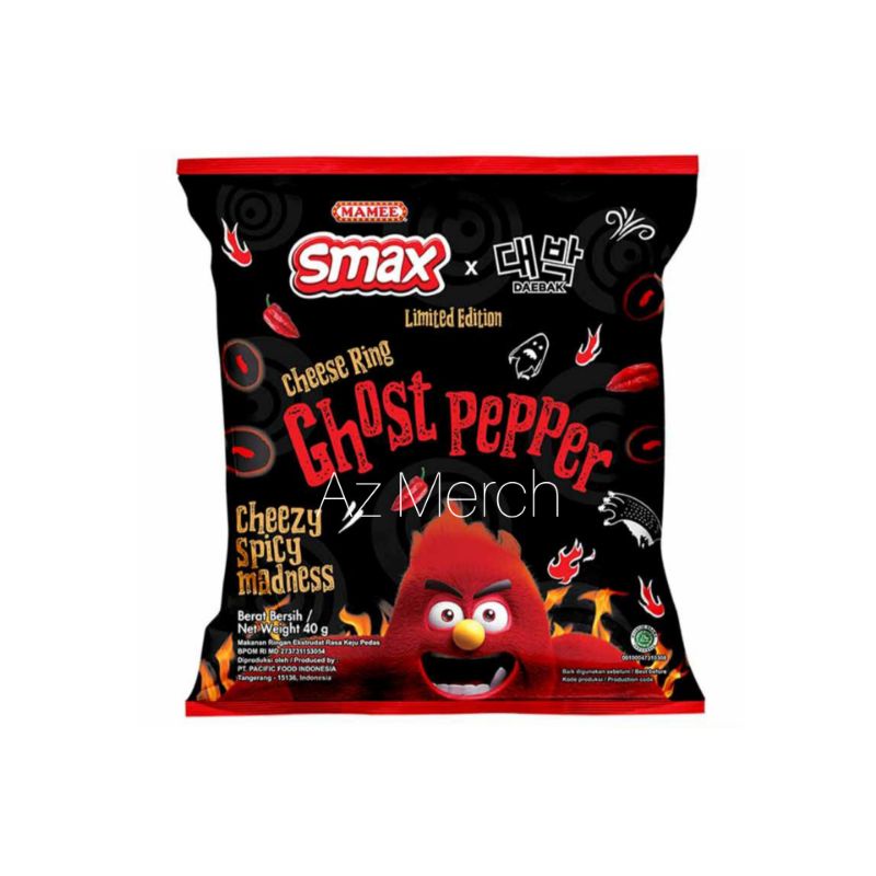 

Smax Snack Ghost Pepper Cheese Ring 40gr Limited Edition