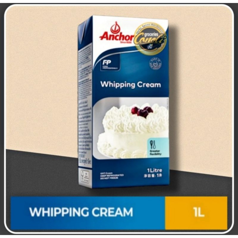 anchor whipping cream 1lt / 1 lt / 1 liter