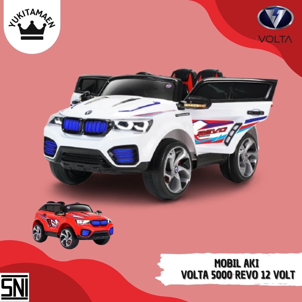 Jual Mainan Anak Mobil Aki VOLTA 5000 REVO - 12 VOLT - GEARBOX GANDA