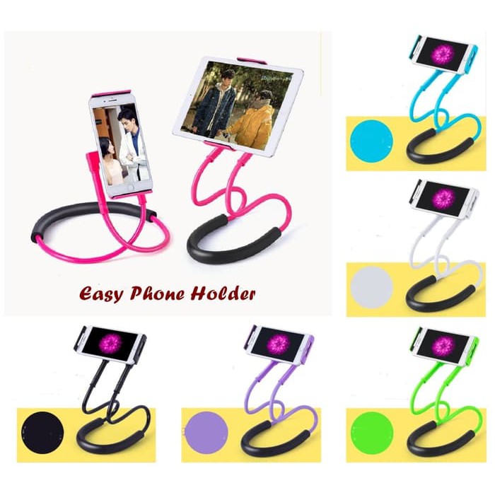 [TERMURAH] LAZY NECK PHONE HOLDER LEHER HP LAZYPOD LAZYNECK HP