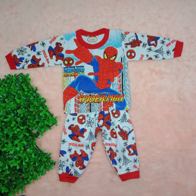 Ss#252 Pakaian Anak Laki-laki Size 2-4tahun / Setelan Piyama Anak / Baju Tidur Anak Cowok