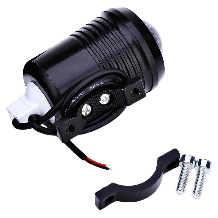 Lampu Tembak Motor LED High Low Beam U2 1200 Lumens 30W - Black