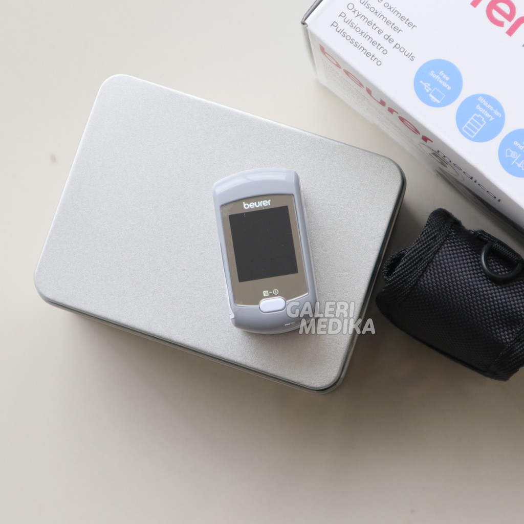 Beurer Pulse Oximeter PO-80 / PO 80 / PO80 Brand Jerman - Alat Ukur Kadar Oksigen Oksimeter